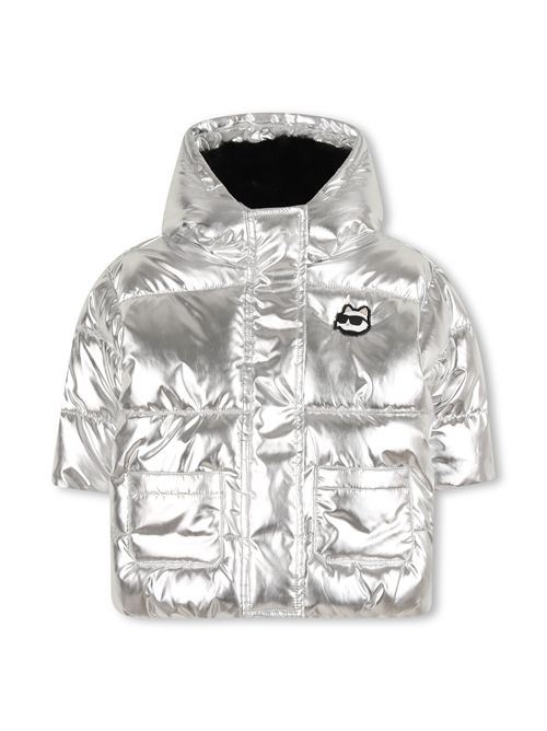 Piumino argento logo KARL LAGERFELD | Z30654ARGENTO